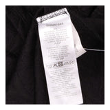 Black Textured Jacquard Sleeveless Mini Dr
