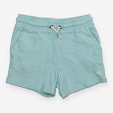 Jersey Ribbed Short Blue with Multicoloured Flecks