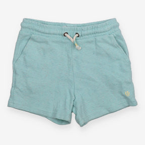 Jersey Ribbed Short Blue with Multicoloured Flecks