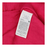 Hanna Raspberry Pink Linen Cut Out Mini Dress