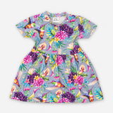 Skater Dress Lilac Hummingbird
