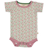 Bodysuit Short Sleeve - Pink Ditsy