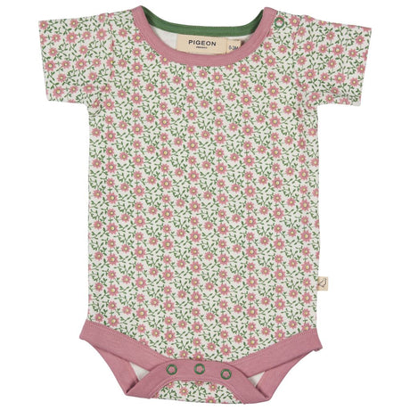 Bodysuit Short Sleeve - Pink Ditsy
