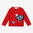 Red Long Sleeve Mum & Baby Hen