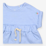 Blue T-shirt and Shorts Outfit Strawberry Sleeve