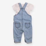 Blue Denim Dungarees and Bodysuit