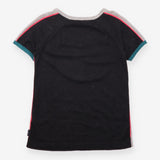 Grey Colour-Block Wool Blend Knitted T-Shirt