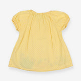Smock top SS yellow  dinos