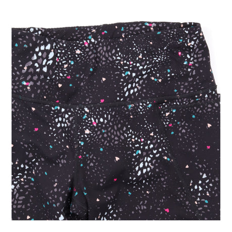 Leggings Black Printed Power Full Length High Wais
