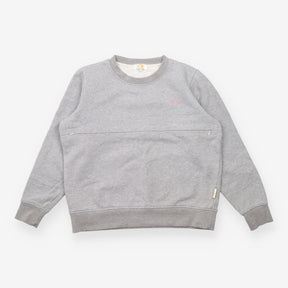 Sweater Grey Cotton Nursing Long Sleeve Sweatshirt