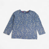 Tops Long Sleeve Blue with Hearts 2pcs