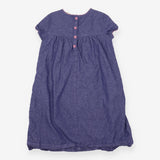 Blue Dress Pink Stitching 
