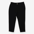 Black Pleated Front Trouser