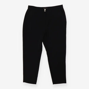 Black Pleated Front Trouser