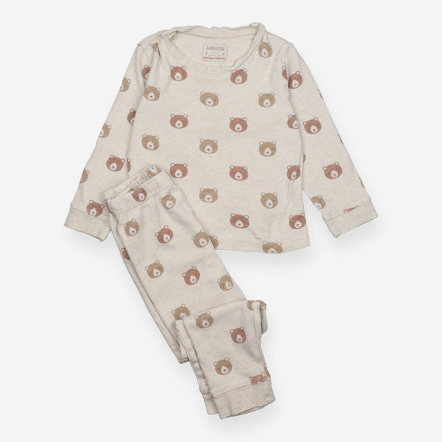 Pyjamas cream with bear face