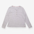 White Stuff Grey Marl Long Sleeve Henley Neck Jers