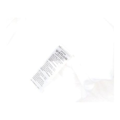 Trousers White Linen Straight Leg