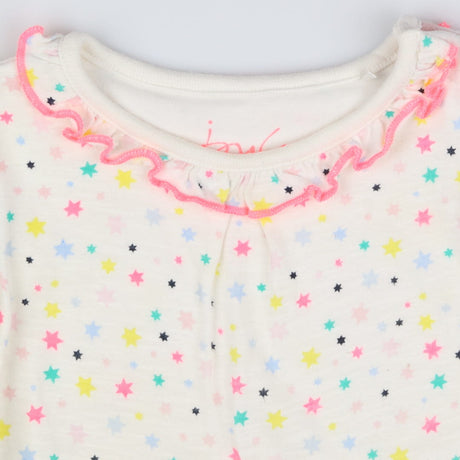 T-Shirt Long Sleeve Neon Stars with Bodysuit