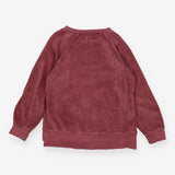 Sweatshirt dusty pink velour
