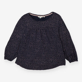 Freya Jersey arrow Top – Blue Lightweight Cotton S