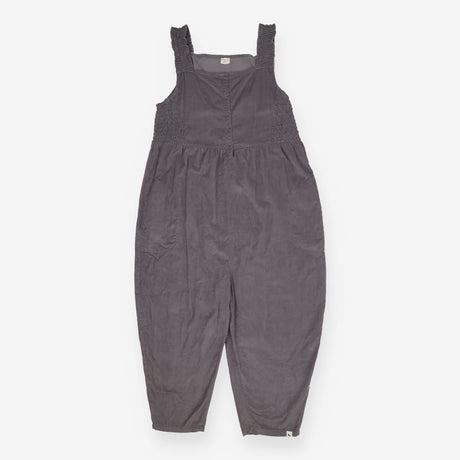 Alice Cord Jumpsuit Grey | Smocked Straps