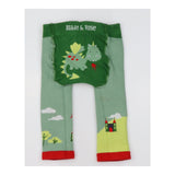 Leggings knit green dragon