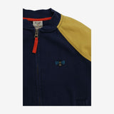 Jumper Zip Up Blue an Yellow with Bumblebee