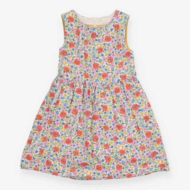 Dress Sleeveless Woven Bright Floral