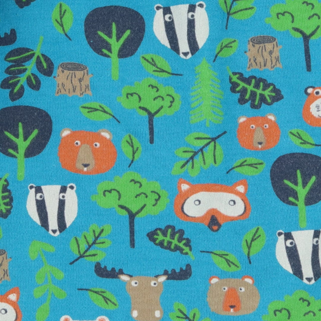 Onesie blue badger and friends
