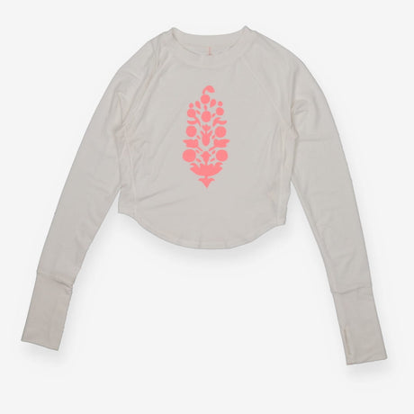 FP Movement Inspire Logo Tee - White and Pink