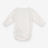Bodysuit white long sleeve broderie anglaise
