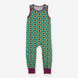 Dungarees green sunflowers