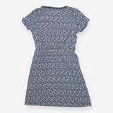 FatFace Blue Floral Jersey Dress