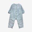 Blue Striped LS Romper