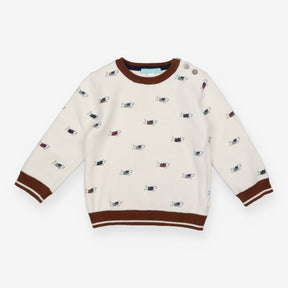 White Sausage Dogs Jumper 