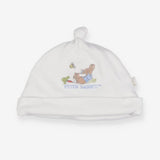 Baby Hat White Peter Rabbit Embroided 