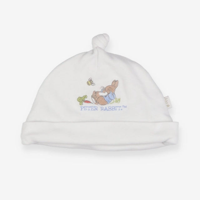 Baby Hat White Peter Rabbit Embroided 