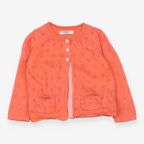 Cardigan coran pointelle 