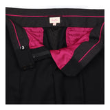 Whistles Black Tailored Straight Leg Smart Trouser