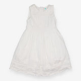 Sundress white tucks and lace