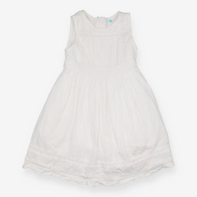 Sundress white tucks and lace