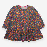Navy Daisies and Sunflowers Dress