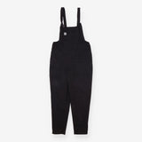 Dungarees Black Organic Cotton Straight Leg