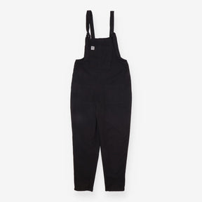 Dungarees Black Organic Cotton Straight Leg