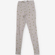Grey Bee Print Leggings
