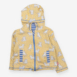 Reversible Cats And Striped Zip Hoodie 