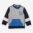 Sweatshirt grey and blue In Fast We Trust Brums