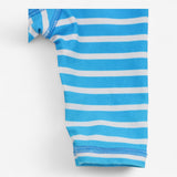 Swim suit blue with surfing crab