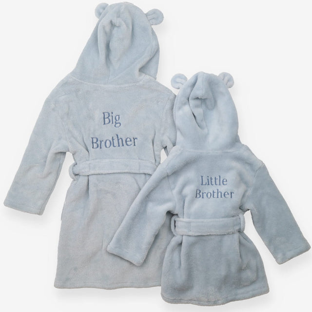 Blue Matching Brother Dressing Gowns - My First Ye