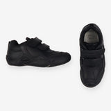 School shoes black trainer curve